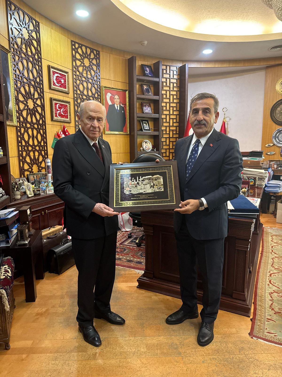 Bahçeli, Kamu-Sen Başkanı Kahveci’yi Ağırladı